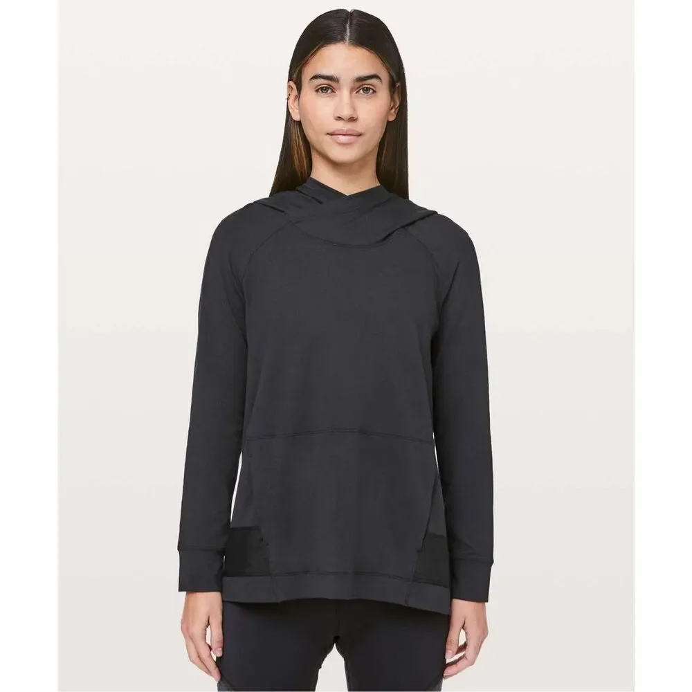 Lululemon Starting Place Hoodie Black Size 4 - Picture 1 of 9